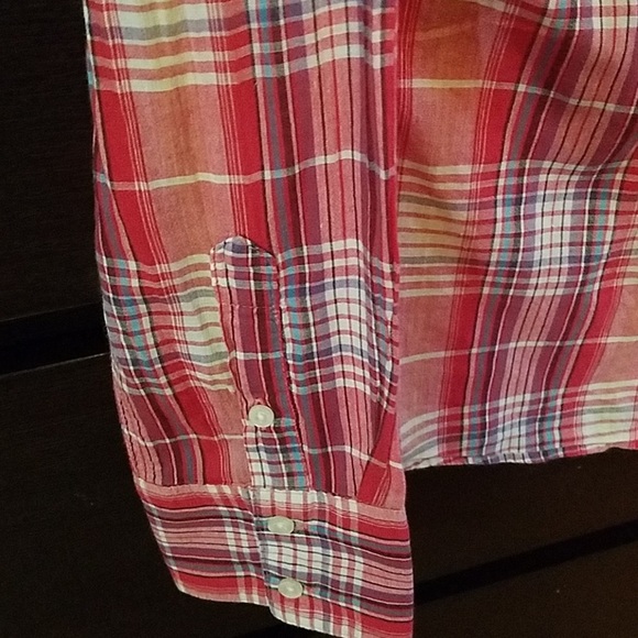 Aeropostale Plaid Cotton Women's shirt SP - Picture 4 of 6